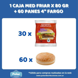 1 CAJA MEDALLÓN FRIAR X 80...