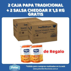 2 CAJAS PAPA TRADICIONAL 15...