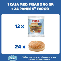 1 CAJA DE HAMBURGUESAS BIG...